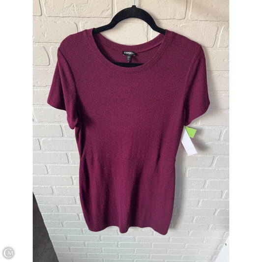 Dress Casual Short By Express In Purple, Size: L