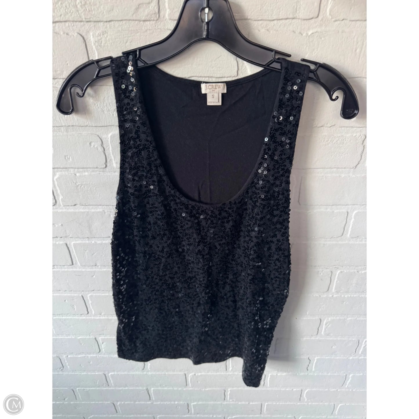 Top Sleeveless By J. Crew In Black, Size: S