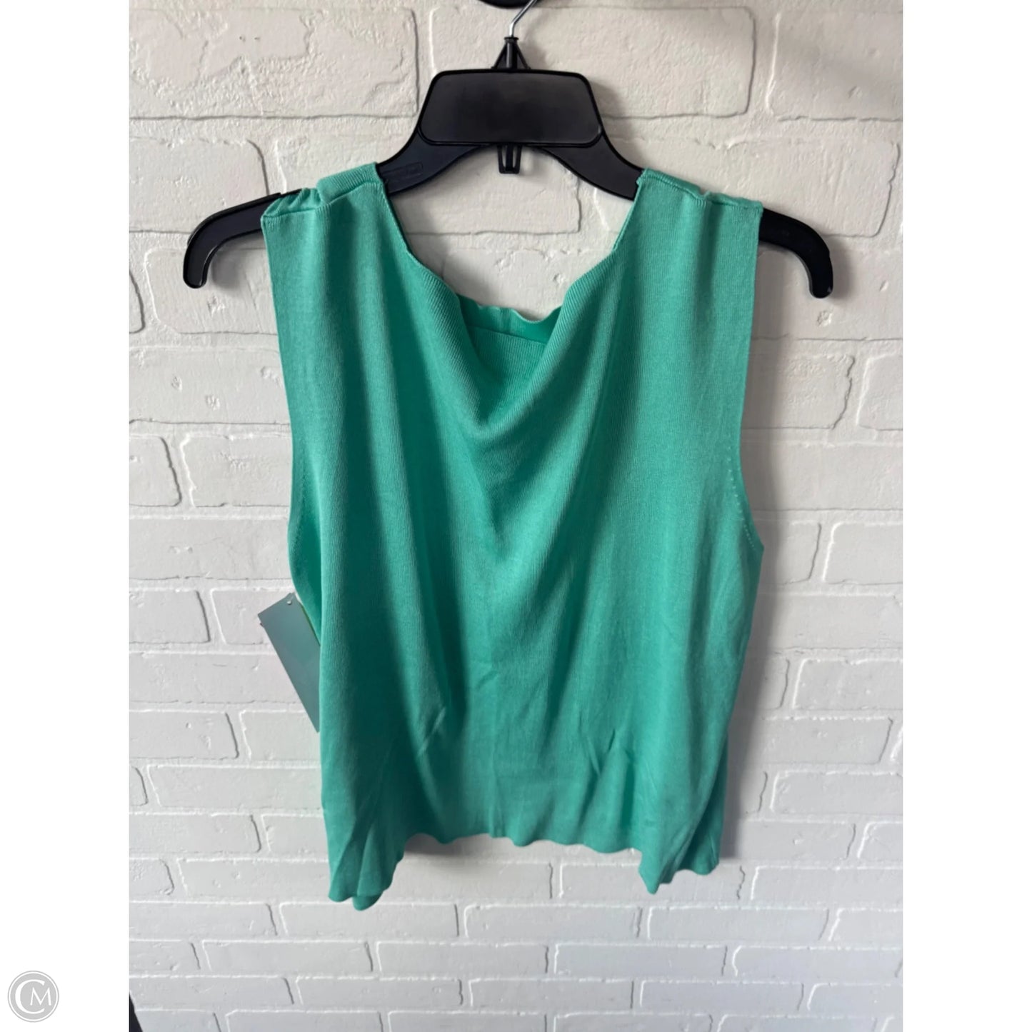 Vest Sweater By Coldwater Creek In Green, Size: 2x