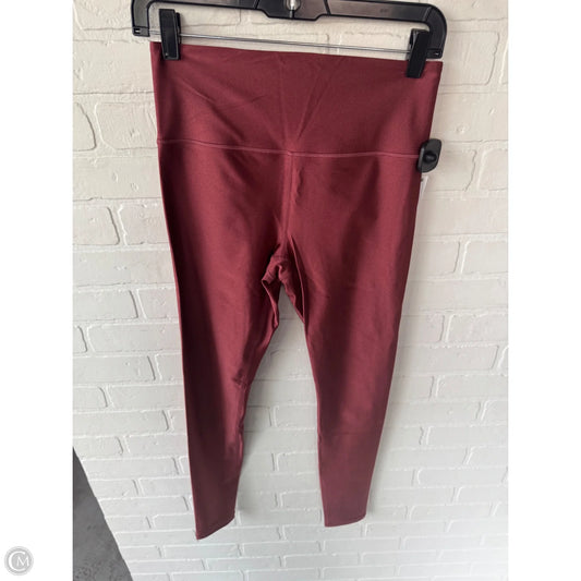 Athletic Leggings By Athleta In Red, Size: 4