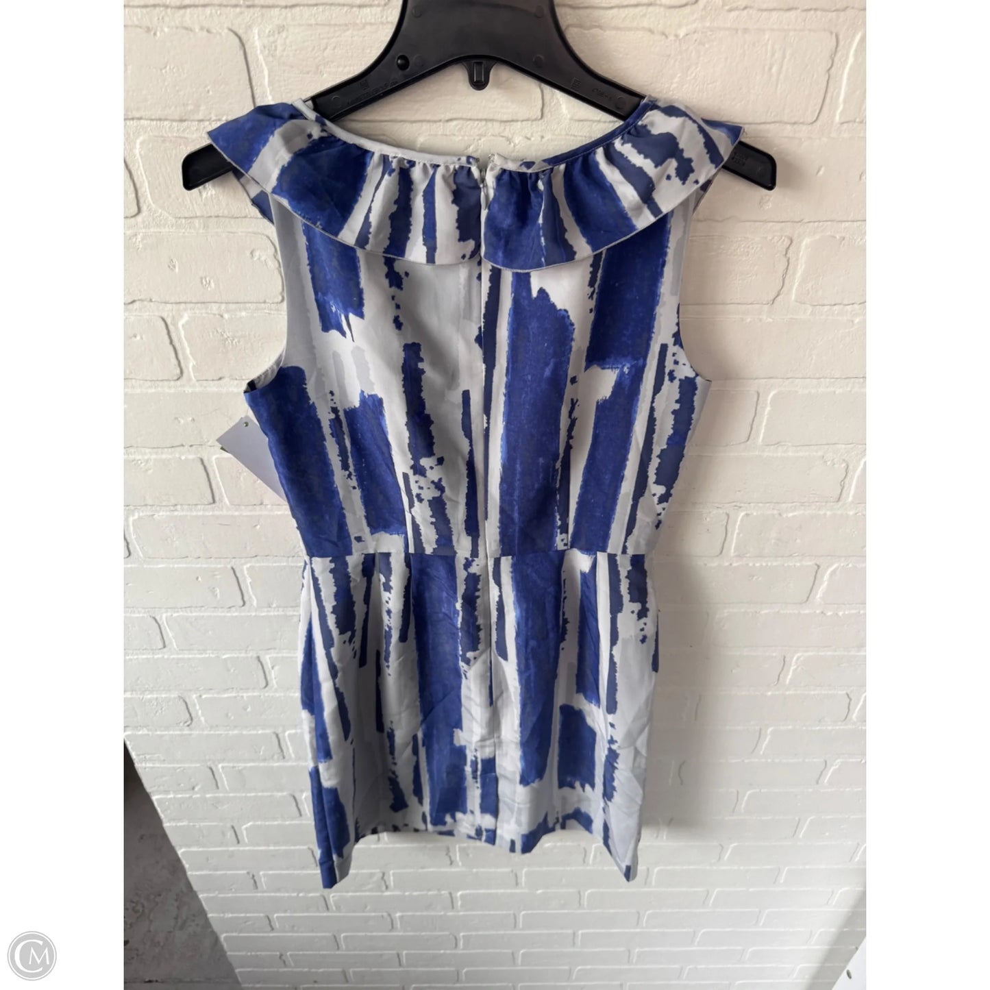Dress Work By Banana Republic In Blue & Grey, Size: S