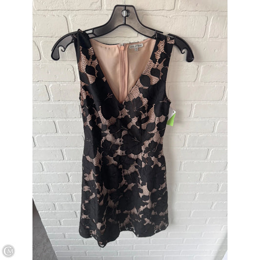 Dress Party Short By Clothes Mentor In Black & Tan, Size: Xs