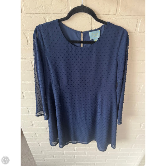 Dress Casual Short By Cece In Blue, Size: M