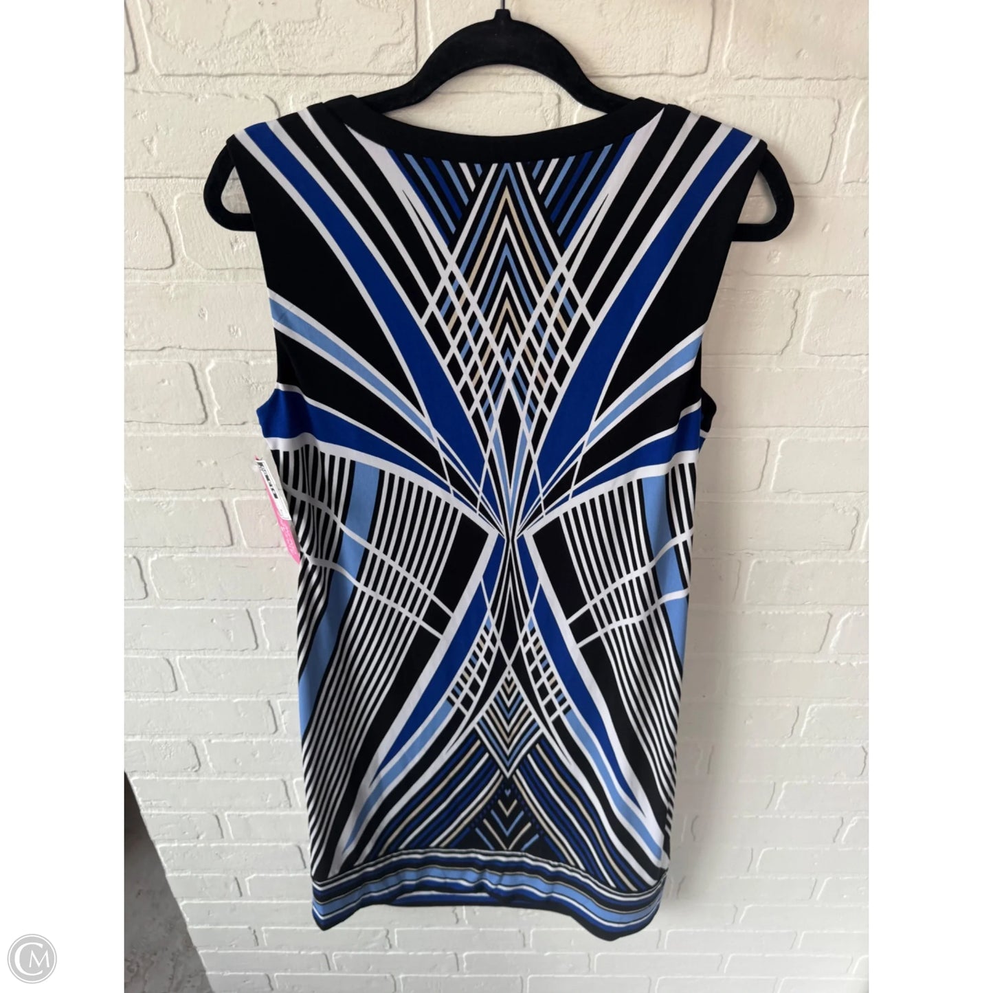 Dress Work By Jm Collections In Black & Blue, Size: M