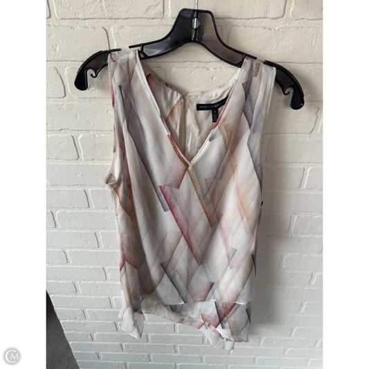 Tunic Sleeveless By White House Black Market In Red & Tan, Size: M
