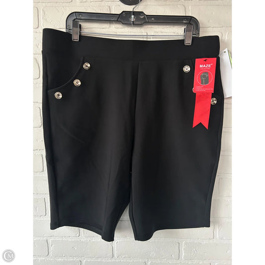 Shorts By Maze In Black, Size: 22