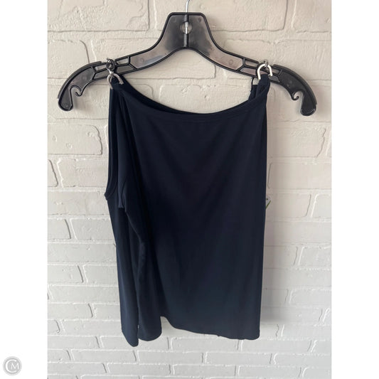 Top Long Sleeve By Michael By Michael Kors In Blue & Silver, Size: L