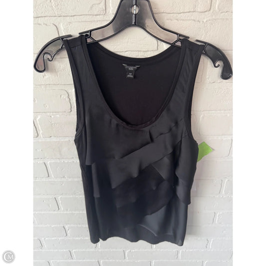 Top Sleeveless By Ann Taylor In Black, Size: Sp