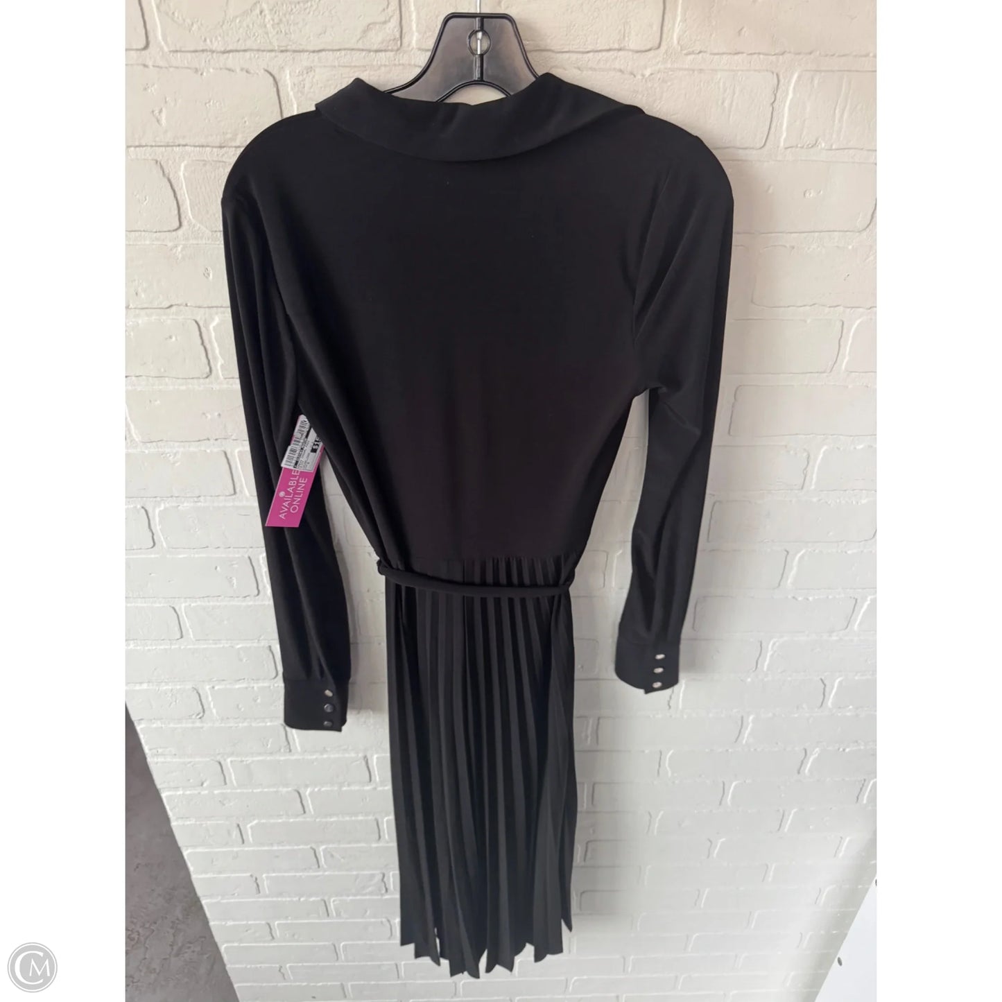 Dress Casual Midi By Clothes Mentor In Black, Size: S