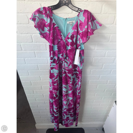 Dress Party Long By Kensie In Blue & Pink, Size: M