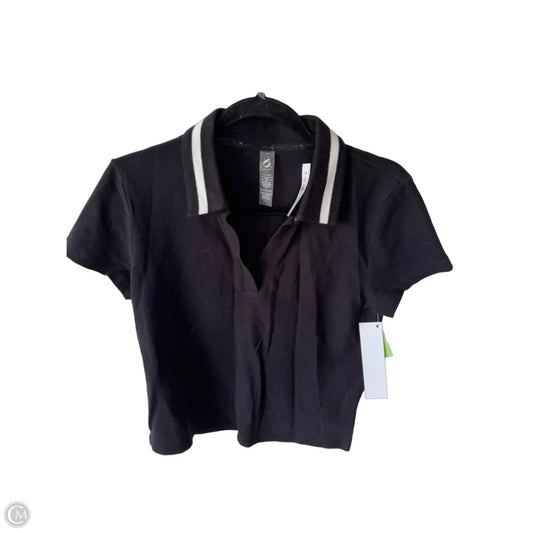 Top Short Sleeve By Lou And Grey In Black & White, Size: S