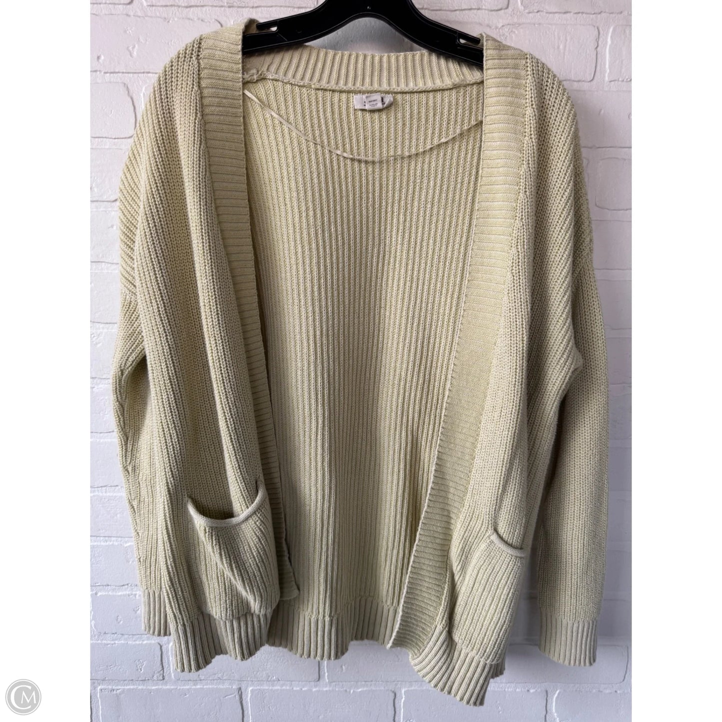 Sweater Cardigan By Ana In Green, Size: S