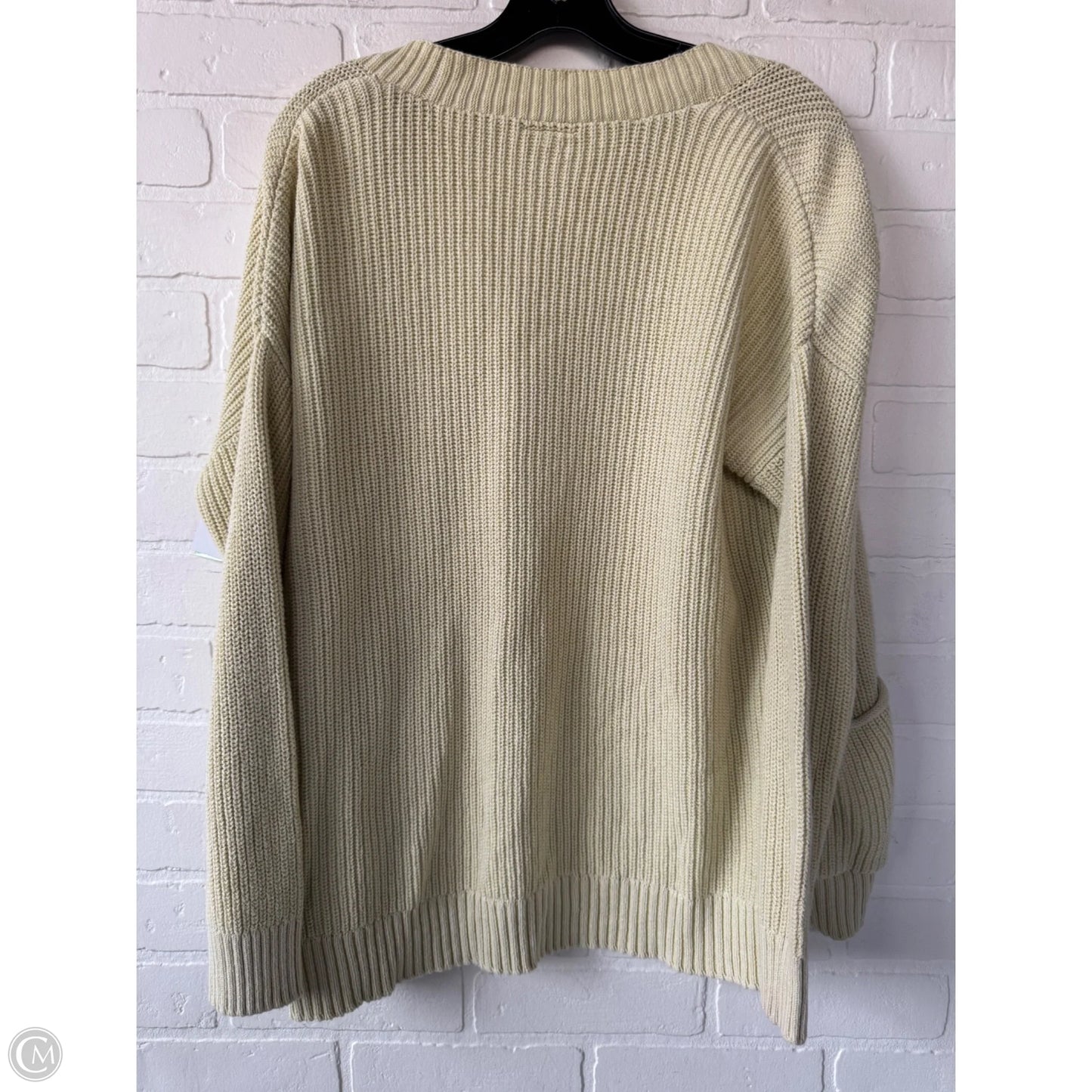 Sweater Cardigan By Ana In Green, Size: S