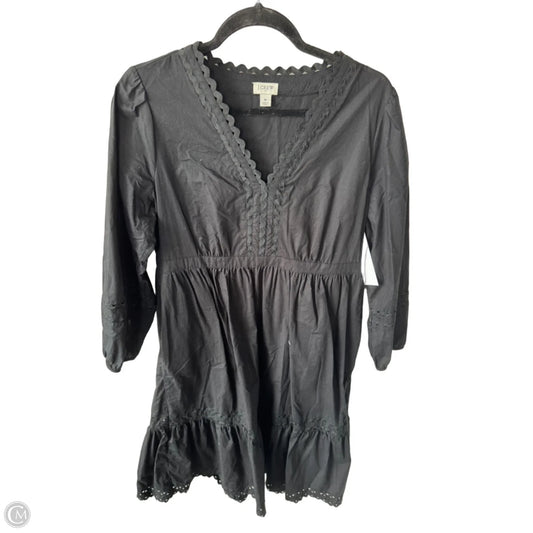 Dress Casual Midi By J. Crew In Black, Size: M