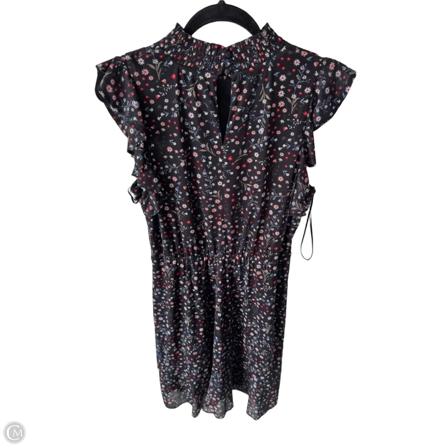 Dress Casual Short By Sam Edelman In Black & Blue, Size: M