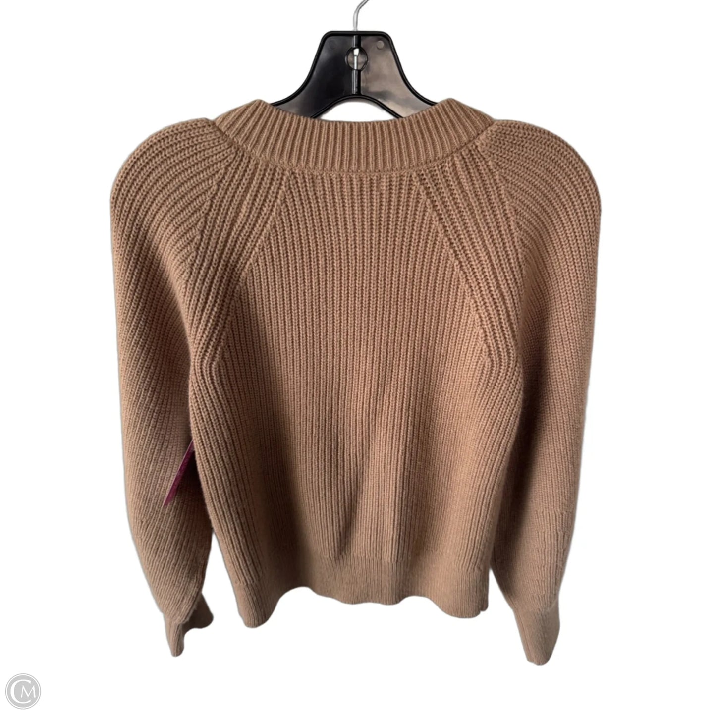 Sweater Cardigan By Banana Republic In Tan, Size: S