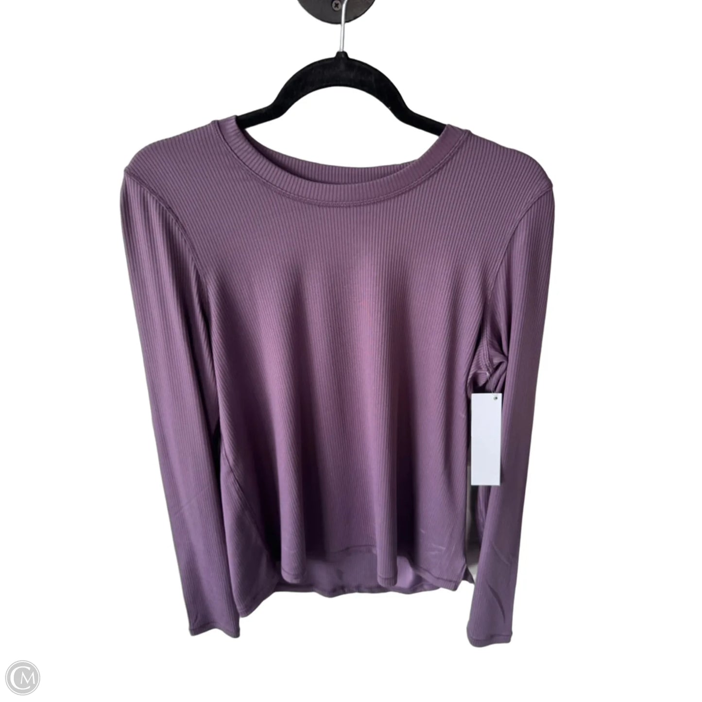 Athletic Top Long Sleeve Crewneck By Danskin In Purple, Size: S