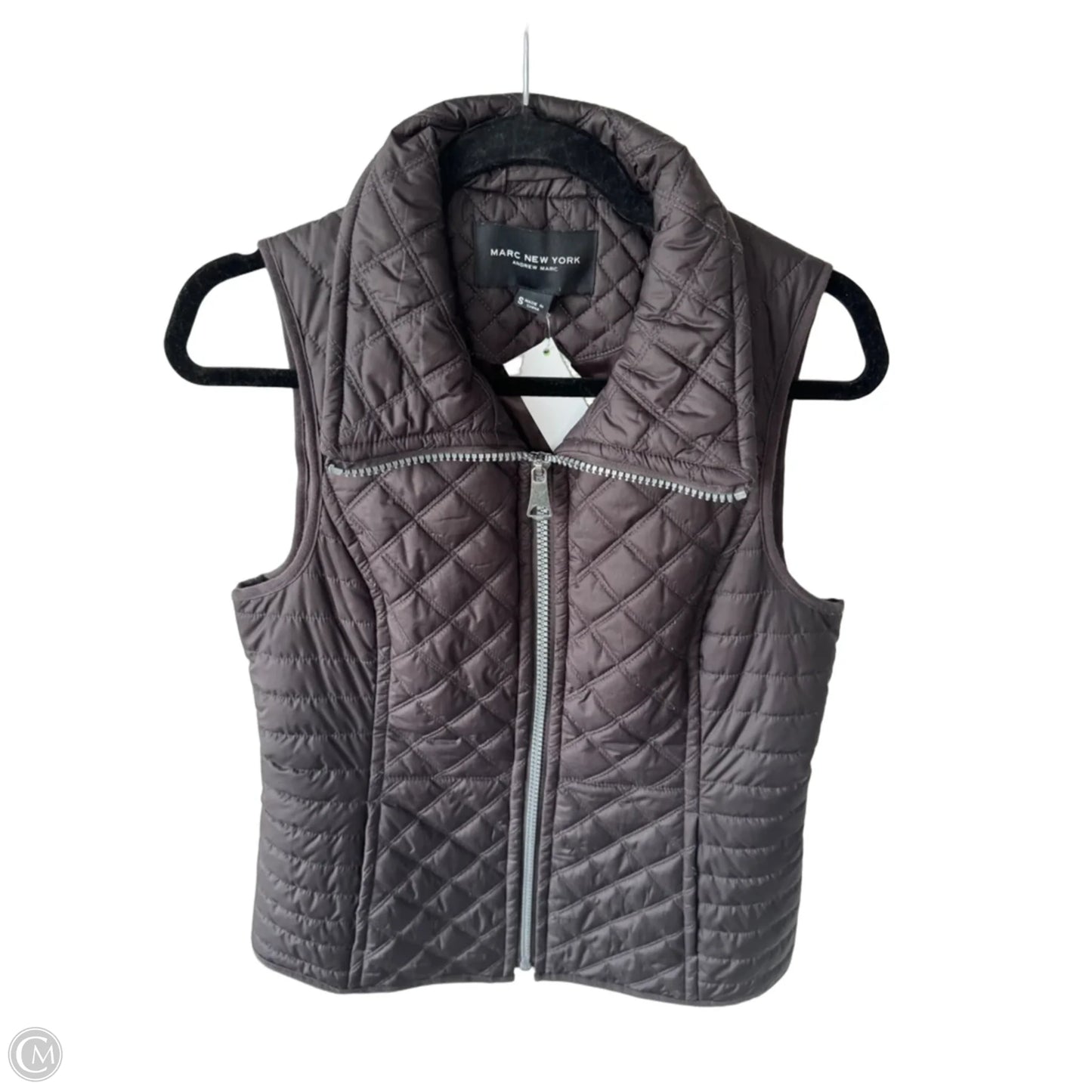 Vest Puffer & Quilted By Marc New York In Brown, Size: S