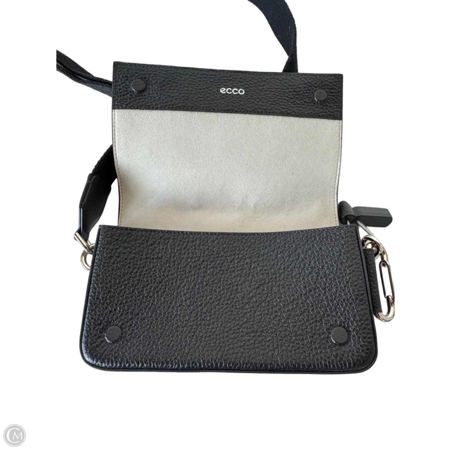 Crossbody Leather By Ecco, Size: Small