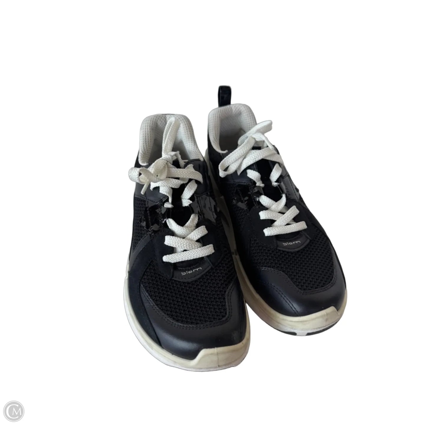 Shoes Sneakers By Ecco In Black & White, Size: 8