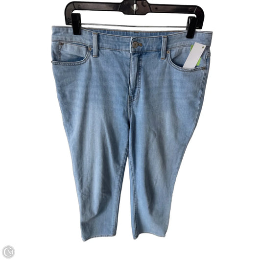 Jeans Cropped By Talbots In Blue Denim, Size: 10