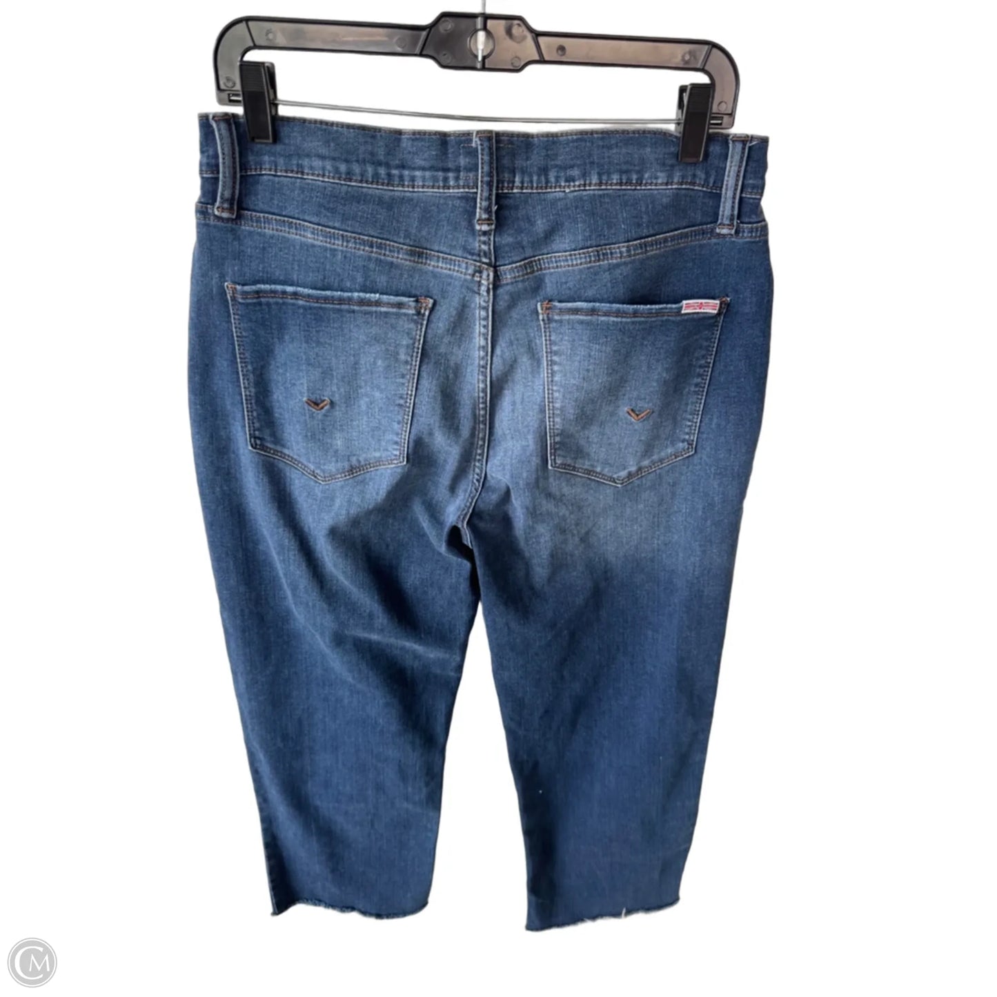 Jeans Straight By Hudson In Blue Denim, Size: 10