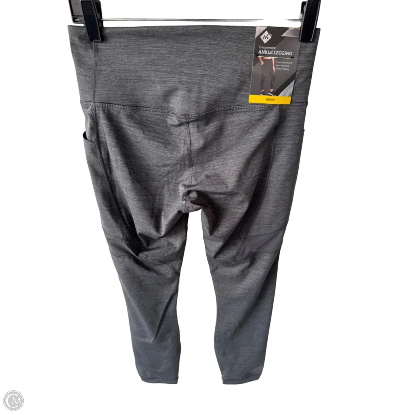 Athletic Leggings By Members Mark In Grey, Size: 8