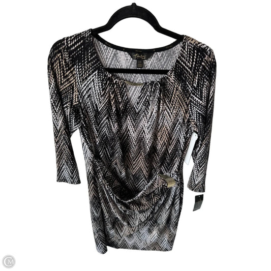 Dress Party Short By Thalia Sodi In Black & Tan, Size: L