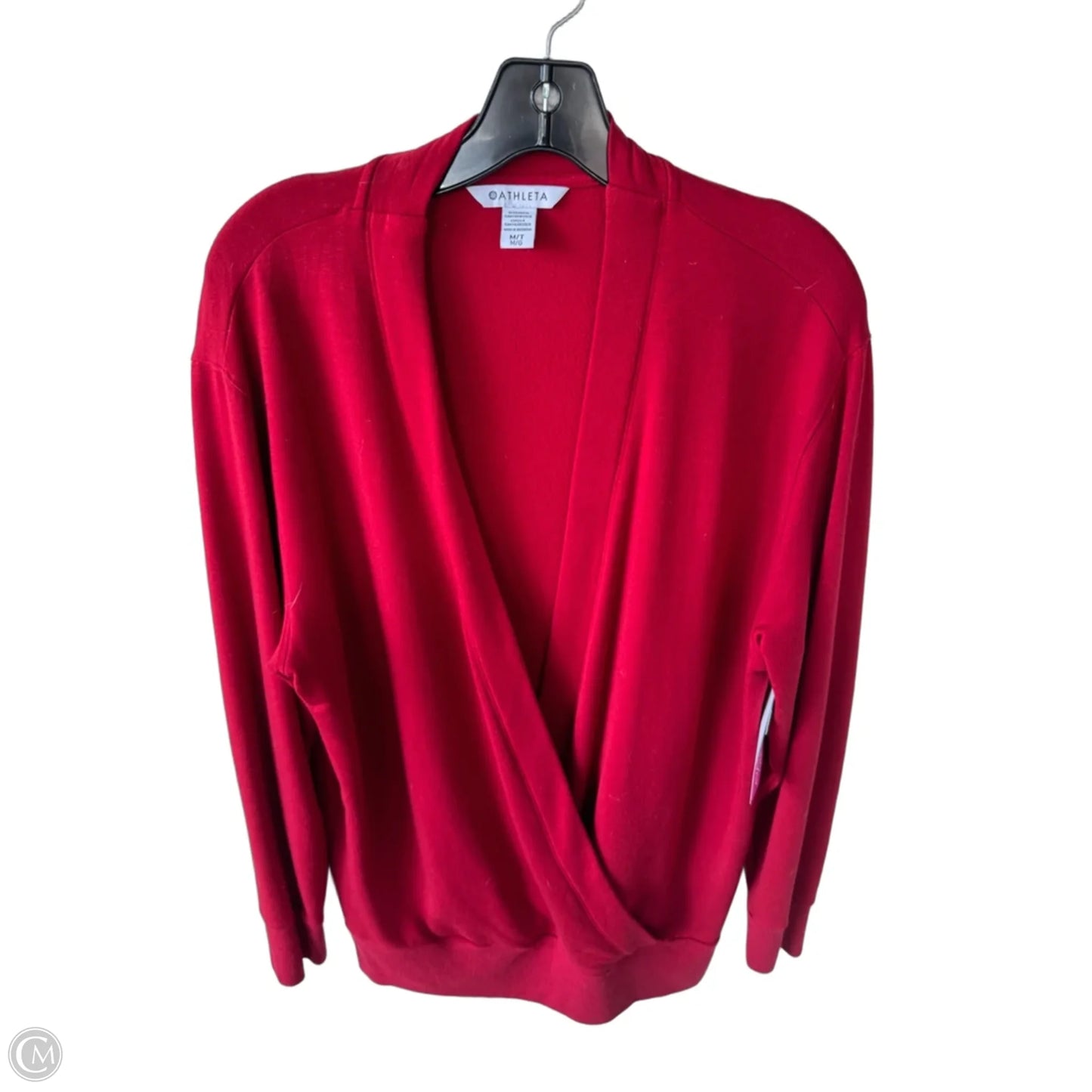 Sweatshirt Crewneck By Athleta In Red, Size: M