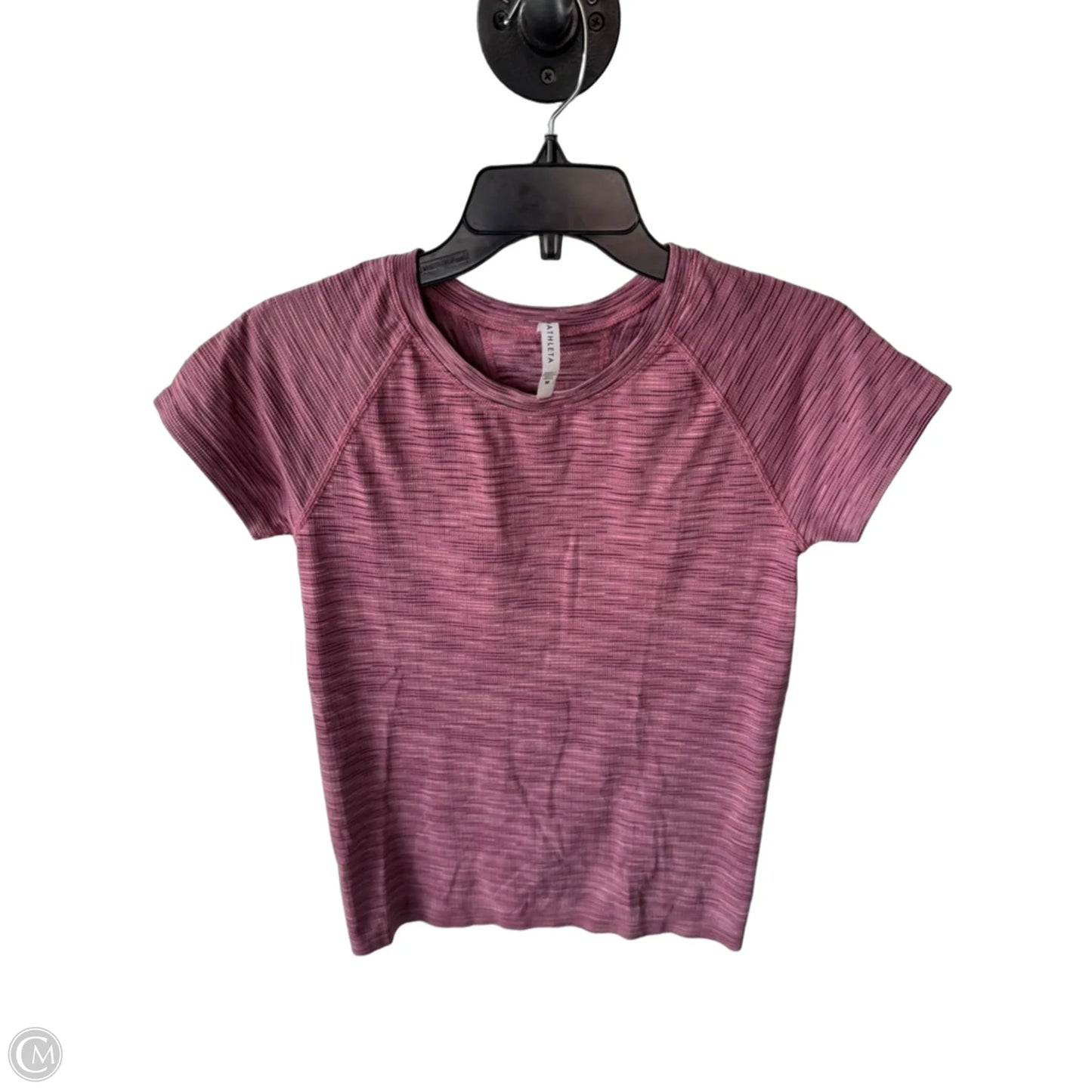 Athletic Top Short Sleeve By Athleta In Pink, Size: M