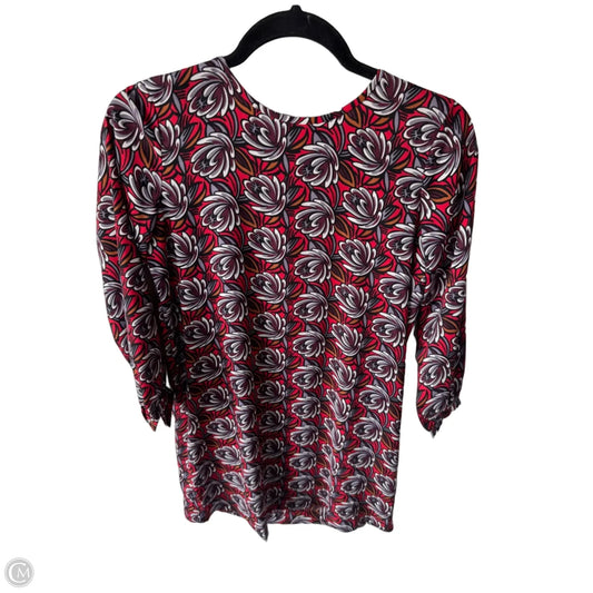 Dress Casual Short By Loft In Purple & Red, Size: Xsp