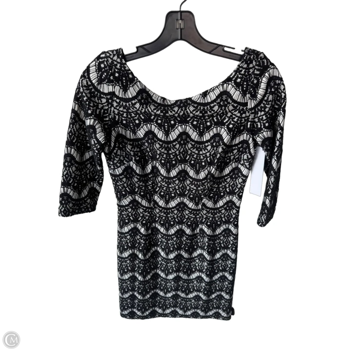 Dress Designer By Lilly Pulitzer In Black & White, Size: Xs