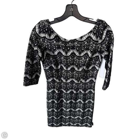 Dress Designer By Lilly Pulitzer In Black & White, Size: Xs