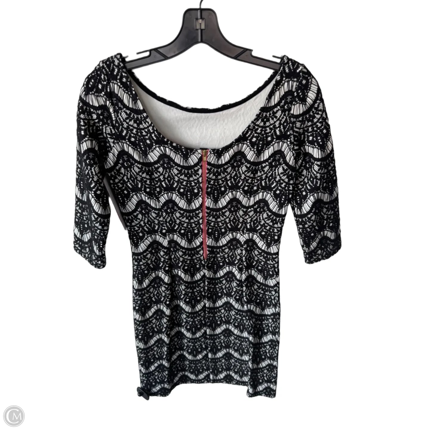 Dress Designer By Lilly Pulitzer In Black & White, Size: Xs