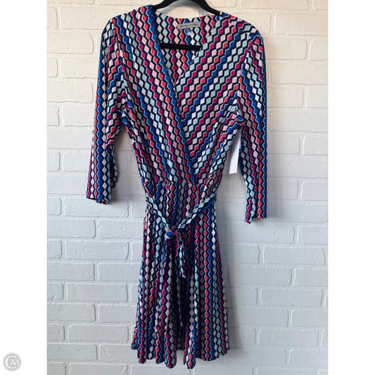 Dress Work By Dannyandnicole In Blue & Pink, Size: 1x