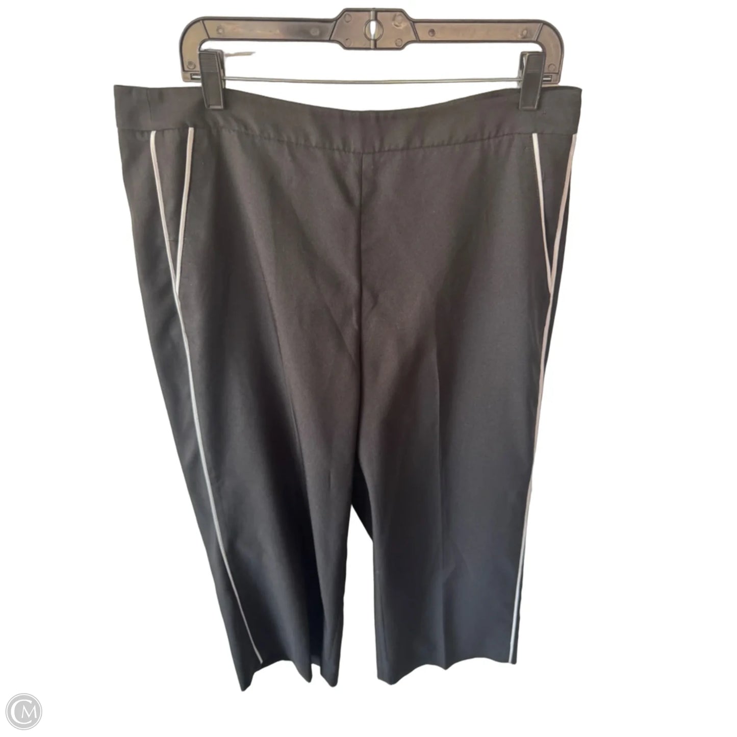 Pants Cropped By Banana Republic In Black & White, Size: 14