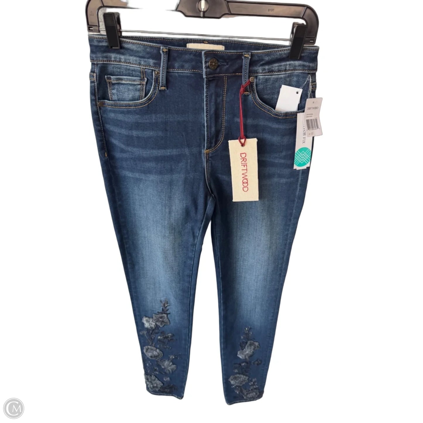 Jeans Skinny By Driftwood In Blue Denim, Size: 4