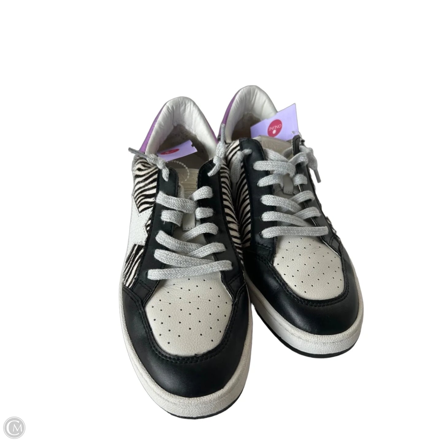 Shoes Sneakers By Vintage Havana In Black & Purple, Size: 9
