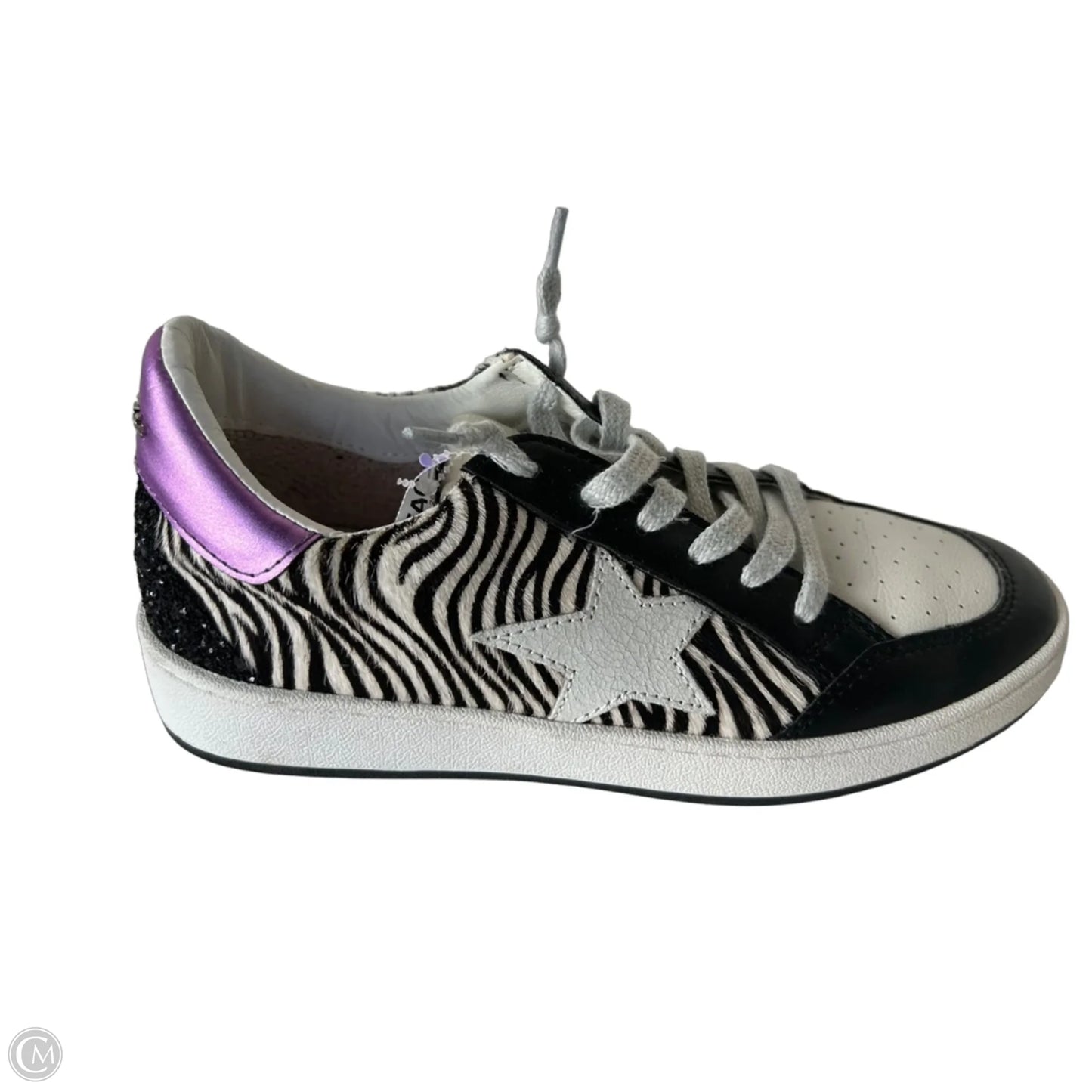Shoes Sneakers By Vintage Havana In Black & Purple, Size: 9