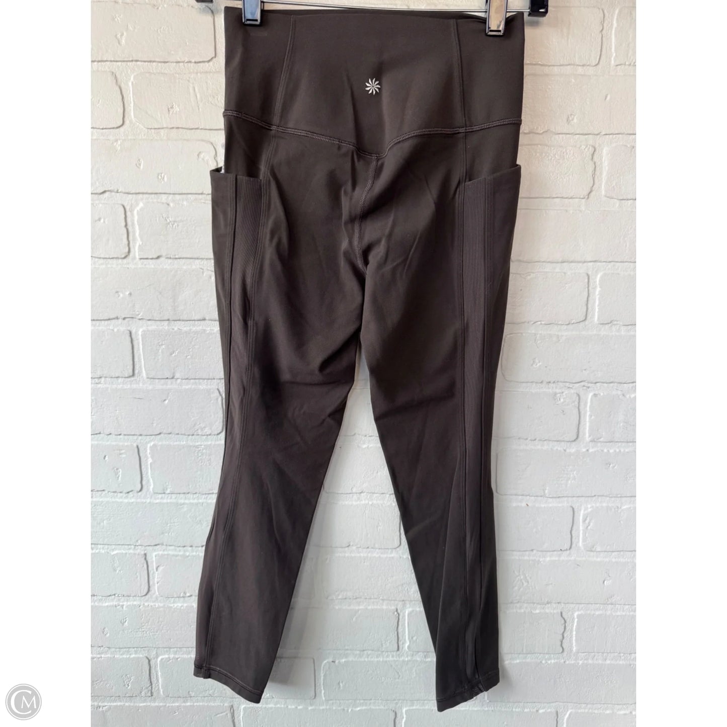 Athletic Leggings By Athleta In Brown, Size: 0