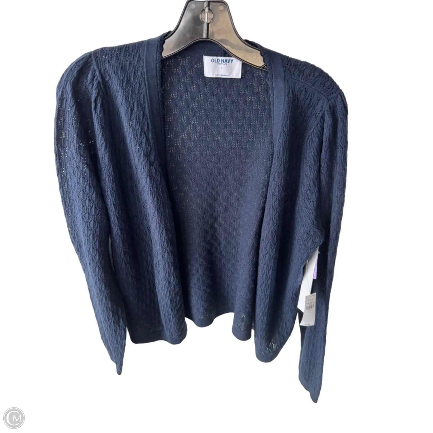 Sweater Cardigan By Old Navy In Blue, Size: L