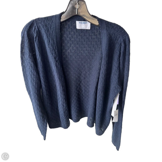 Sweater Cardigan By Old Navy In Blue, Size: L