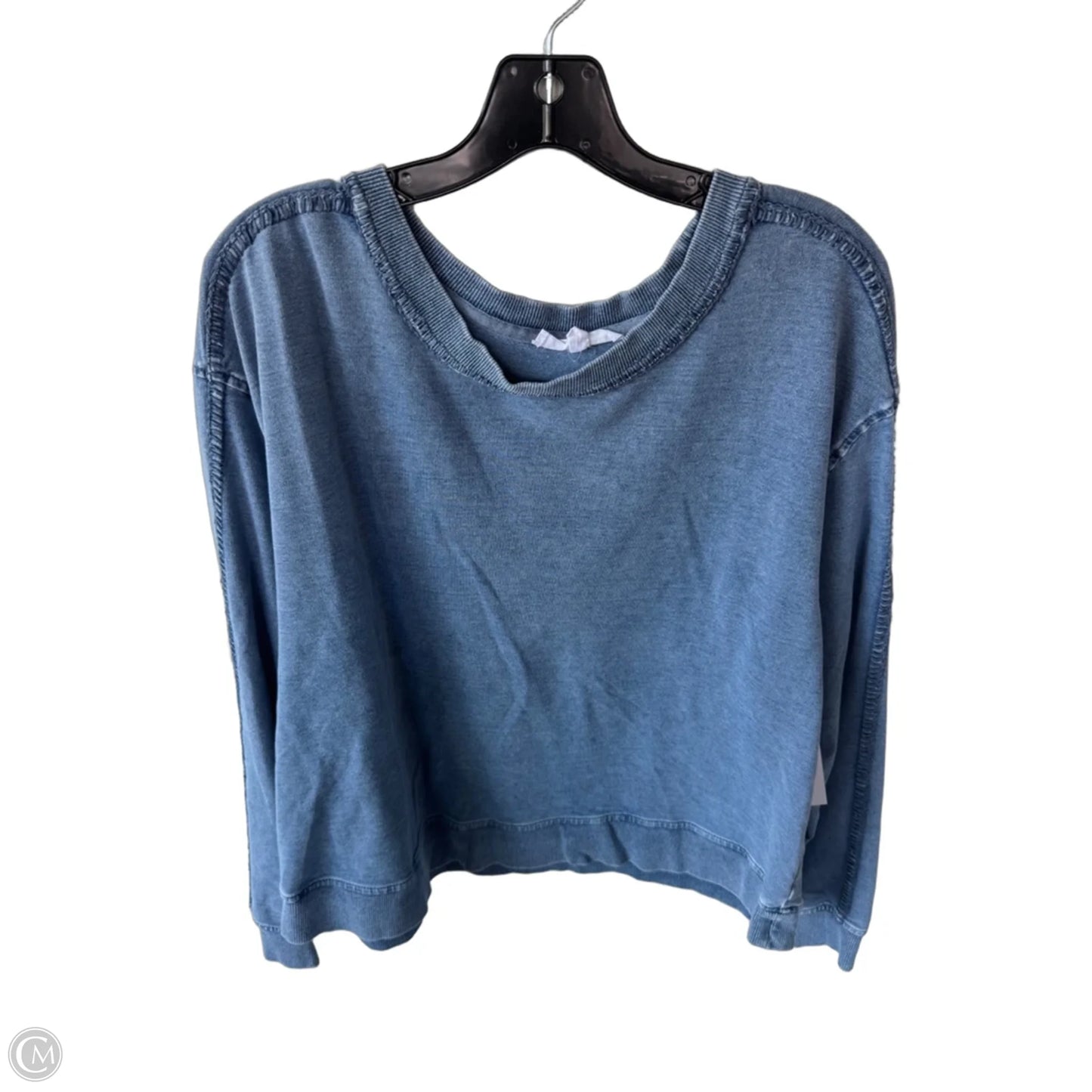 Sweatshirt Crewneck By Jane And Delancey In Blue, Size: L