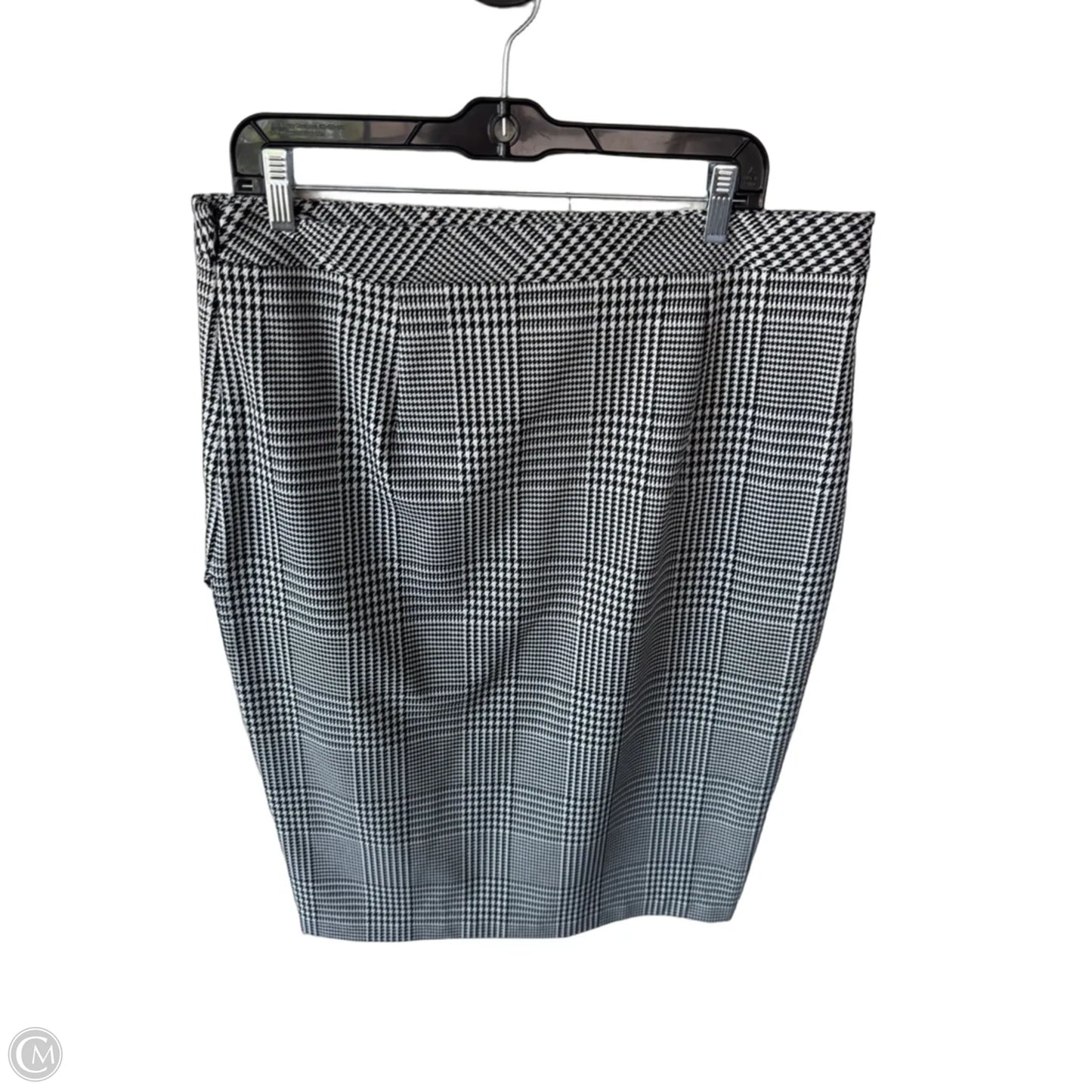Skirt Midi By Banana Republic In Black & White, Size: 14l