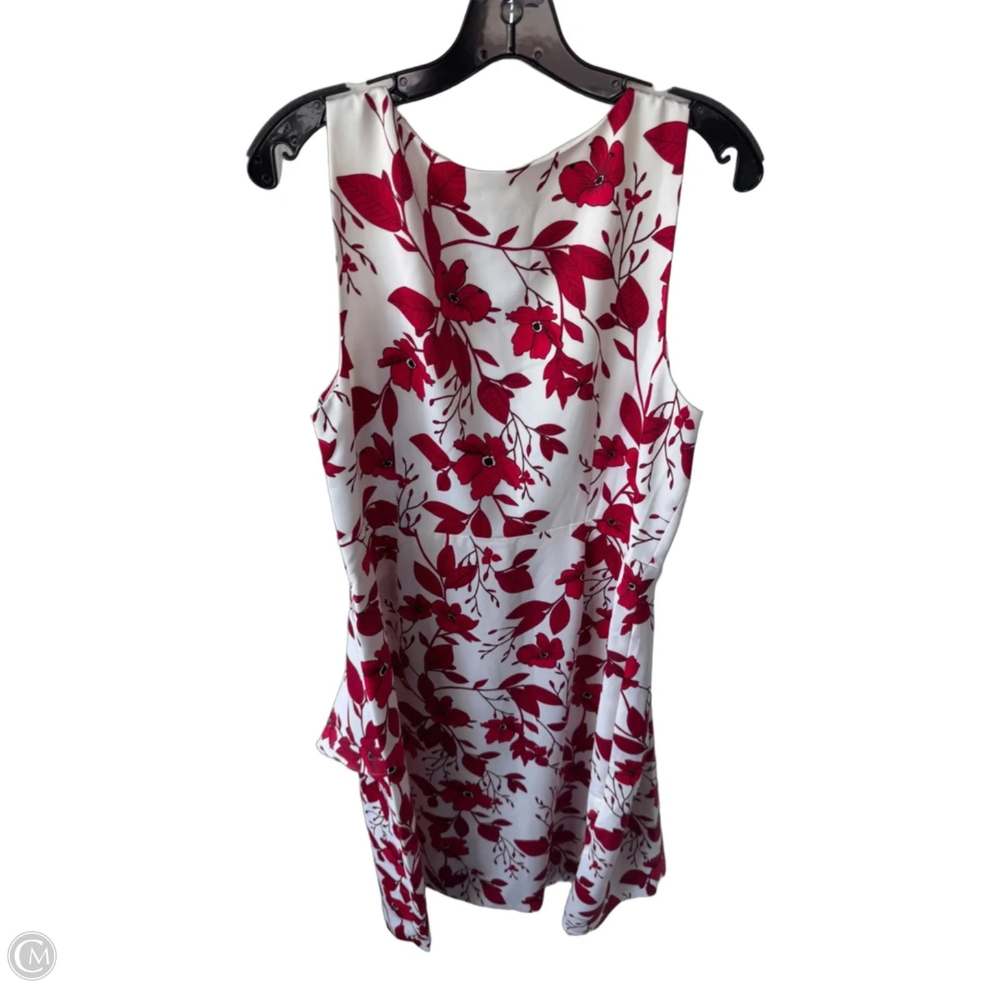 Dress Party Midi By Banana Republic In Red & White, Size: L