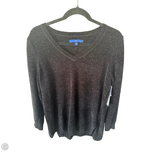 Sweater By Apt 9 In Black, Size: L