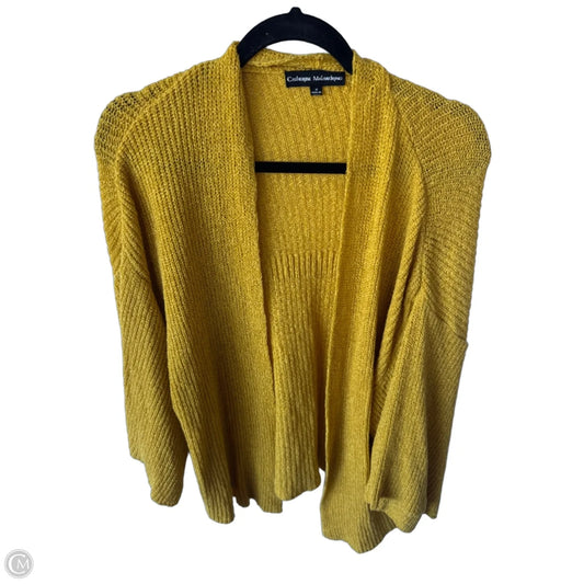 Sweater Cardigan By Catherine Malandrino In Yellow, Size: M