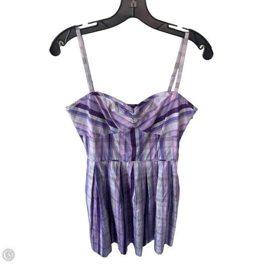 Dress Casual Midi By Loft In Purple, Size: S