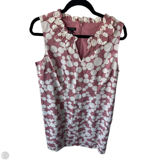 Dress Work By Talbots In Pink & White, Size: L