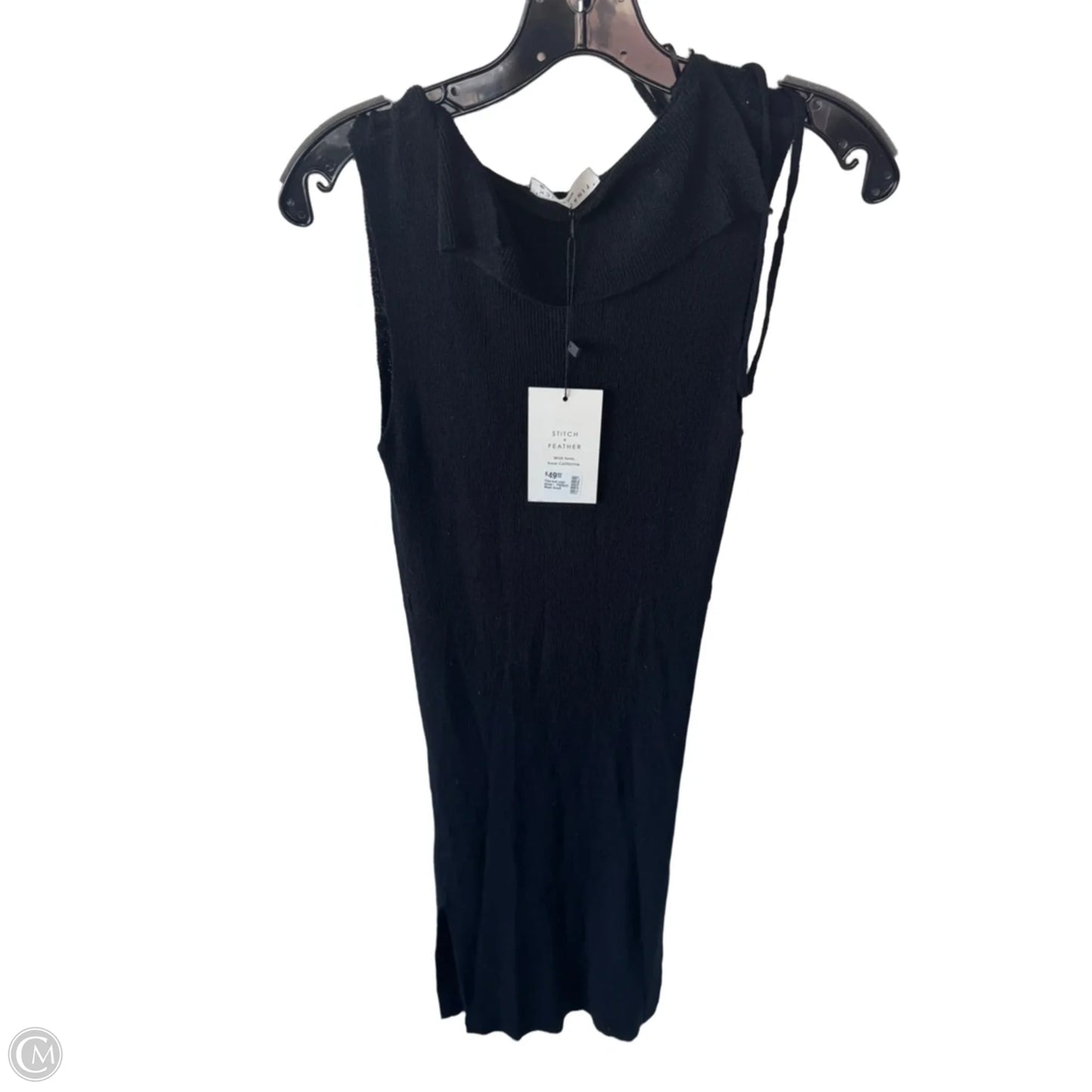 Dress Casual Midi By Final Touch In Black, Size: S